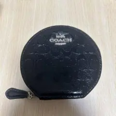 COACH ブラック コインケース