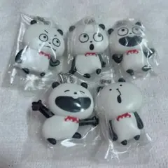 にしむらゆうじ　ごきげんぱんだ ガチャガチャ ぺたんこマスコット 全種類