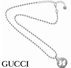 【定価51,700円】GUCCI グッチ インターロッキングGシルバーネックレス