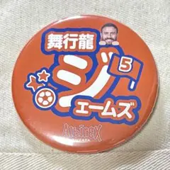 舞行龍ジェームズ アルビレックス新潟 缶バッジ ガチャガチャ