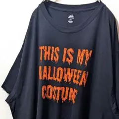 ウェイトゥセレブレイト ハロウィンコスチューム Tシャツブラック黒3XL古着