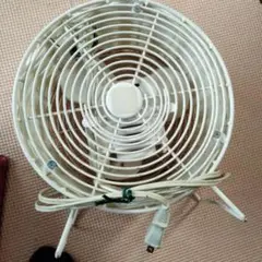 卓上扇風機 ホワイト 2階調整