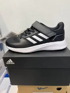 値下げ新品/未使用アディダス/キッズジュニアランニング/ベロクロ19.0