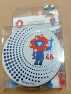 大阪万博公式ライセンス　ミャクミャクの丸い缶