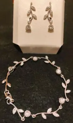 ピアス•ブレスレットセット シルバーアクセサリー