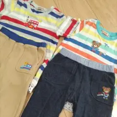ミキハウス　プッチーくん　Tシャツとパンツセット合計４枚