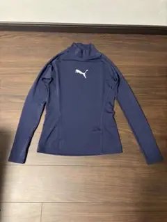 PUMA メンズ ネイビー 長袖アンダーシャツ