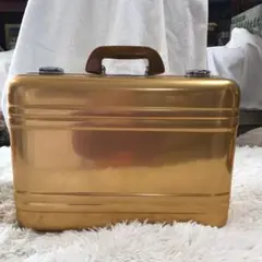 ゼロハリバートン1975年前後ゴールド ビンテージ