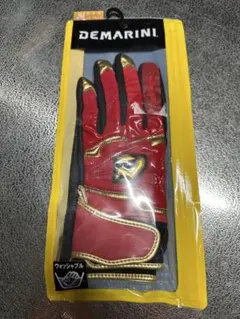 DEMARINI バッティング用手袋 レッド JM