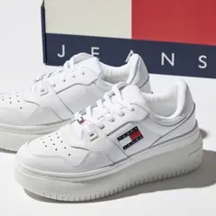 Tommy Jeans ホワイト 厚底スニーカー