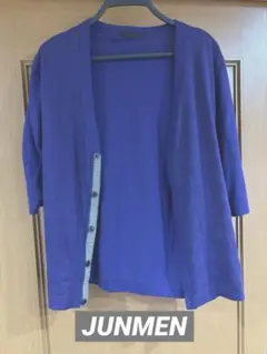 JUNMEN パープル カーディガン