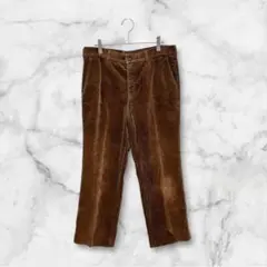 【ビックジョン】コーデュロイ　スラックス　ブラウン　オシャレ　シンプル　メンズ