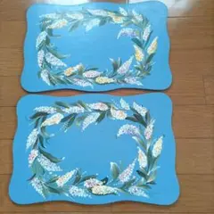 トールペイントのランチョンマット