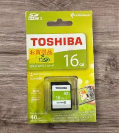 TOSHIBA 16GB SDHC UHS-Iカード