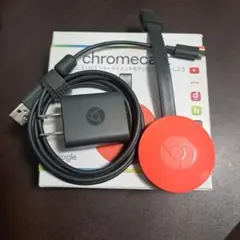 値下げ　Chromecast 赤色 HDMI接続