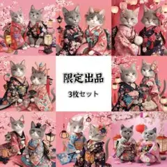パネル生地　新柄　猫8柄　即購入⭕️