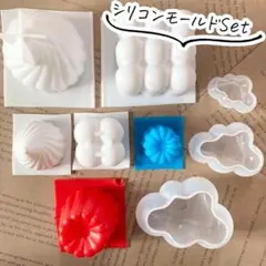 0055 ボンボンキャンドル大小＆カヌレ大小＆ホイップ大小＆雲大中小