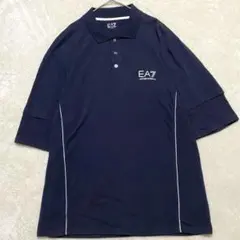 【美品✨】エンポリオアルマーニ EA7 ポロシャツ 黒 XXL