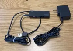 エレコム　USBハブ 4ポート 電源アダプター付き　U2H-AN4S