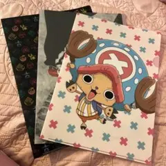 ONE PIECE チョッパー シャンクス　ルフA4クリアファイル　3枚セット