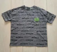 MÖBUS ロゴプリント Tシャツ グレー 半袖