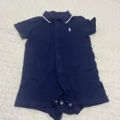 Ralph Lauren ネイビー ポロロンパース 70cm