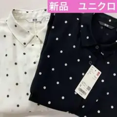 週末限定★最終価格★新品★3,980円のお品★ユニクロ　レーヨンプリントブラウス