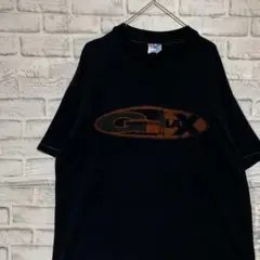 USA製90sヴィンテージTシャツ！シングルステッチ　ブラック半袖古着XL24