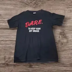 D.A.R.E. 黒ヴィンテージ Tシャツ L 薬物乱用防止 古着
