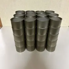 シルバー金属製空き缶60個セット　お値下げしました〜❤️