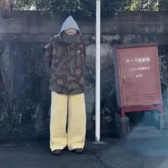 【希少】Polo Ralph Lauren 極太　リネンワイドスラックス バギー