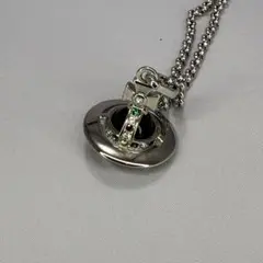 ヴィヴィアンウエストウッド ネックレス ブラックオーブ マルチカラー 新品