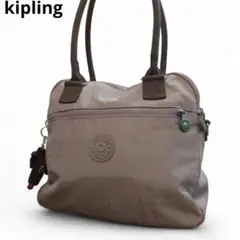 kipling キプリング ハンドバッグ トートバッグ ベージュ チャーム付
