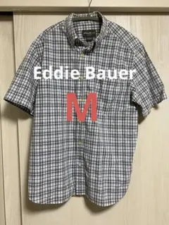 00s Eddie Bauer 半袖チェックシャツ M