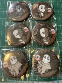 劇場版　鬼滅の刃　無限城編　第一章　第1期　くじ　缶バッジ　竈門家　6個セット