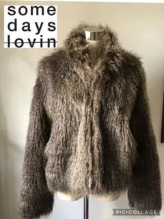 somedays lovin サムデイズラヴィン コート フェイクファー 超美品