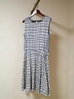ルラシェ　relacher　チェックギャザーワンピース　Ｆ