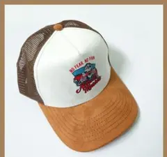 【新品】メッシュキャップ アメカジ トラッカー キャップ ブラウン メンズ