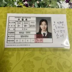 あの夏、僕たちが好きだったソナへ　来場者特典 TWICE ダヒョン