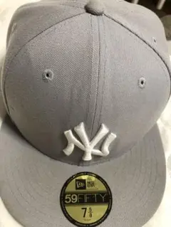 New Era 59FIFTY グレー キャップ 7 5/8