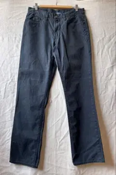 90s PoloRalphLauren ブラックモールスキン パンツ ストレート