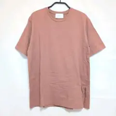STUDIOUS 半袖Tシャツ　コットン　ピンク　カットソー　シンプル