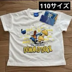 【Disney】新品未使用タグ付き　ドナルド　Tシャツ　 110 パルパルーザ