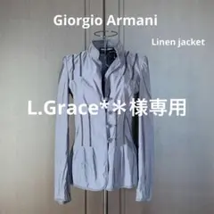 美品 Giorgio Armani ジョルジオアルマーニ 立襟ジャケット
