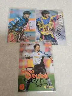 2004年楢崎正剛選手 BBM刻印サインカード 展示中 in Museum of