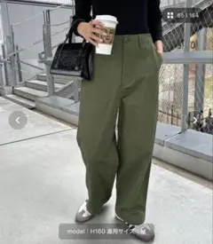 カーキ　ワークパンツ Mサイズ