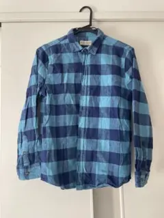 ZARA BOYS 長袖シャツ 13/14 青系チェック