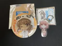 青ブタ アクリルキーホルダー 缶バッジ