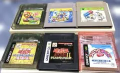 ゲームボーイ　ゲームボーイカラー　ソフト6点セット　マリオ3　遊戯王2 カービィ