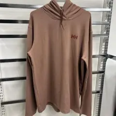 Helly Hansen くすみオレンジ フード付き パーカー